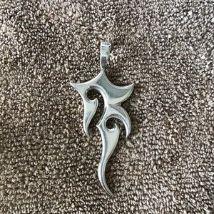 Solid silver pendant